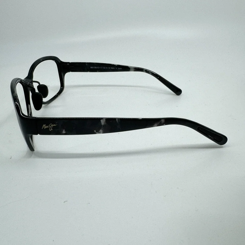 Maui Jim Japan KOKI BEACH MJ433-11T 56-16-130 Black Horn Sunglasses Frame H10413
